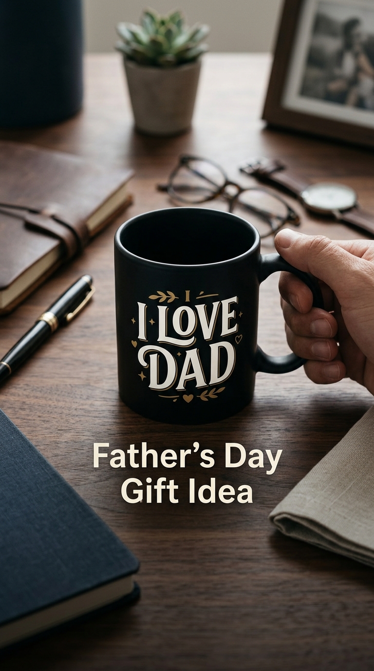 I Love Dad mug